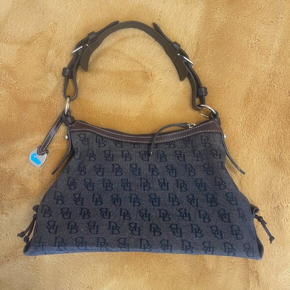 Dooney and Bourke handbag/shoulder bag monogram canvas - Picture 4 of 14